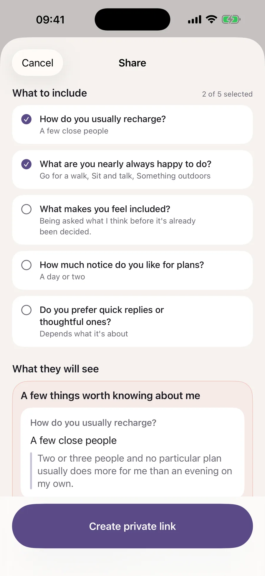 Known — See exactly what they'll see