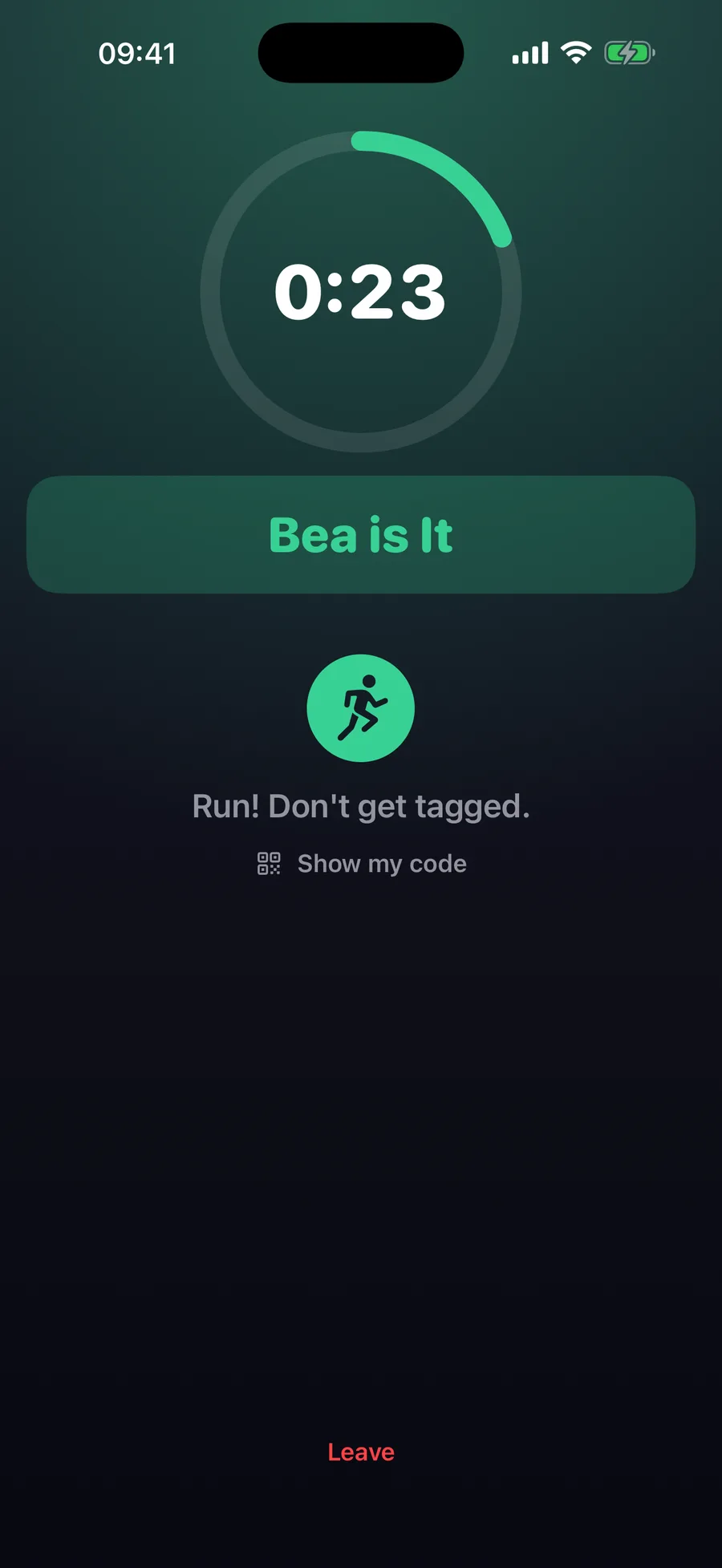You're It — Run before the clock runs out