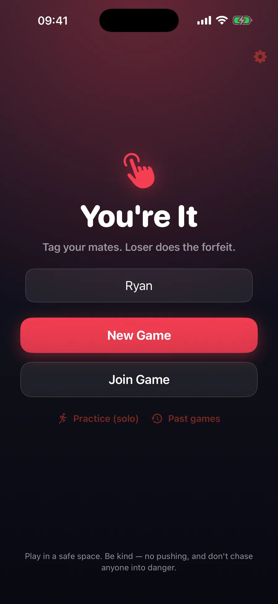 You're It — No accounts, no map
